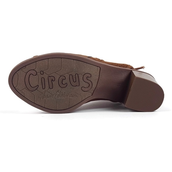 Sam Edelman Circus Kammie Brown Peep Toe Bootie - Picture 7 of 8